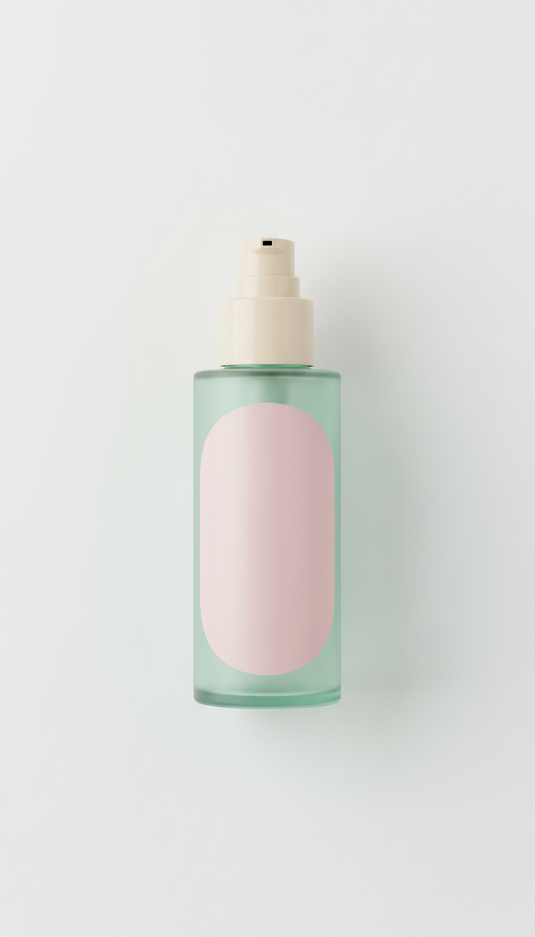 Daily hydrating cream pump bottle