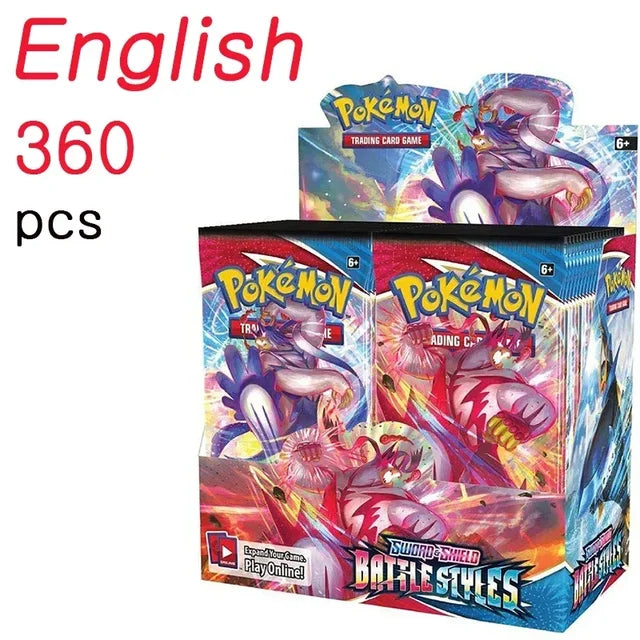 360-piece box of English Pokémon Cards